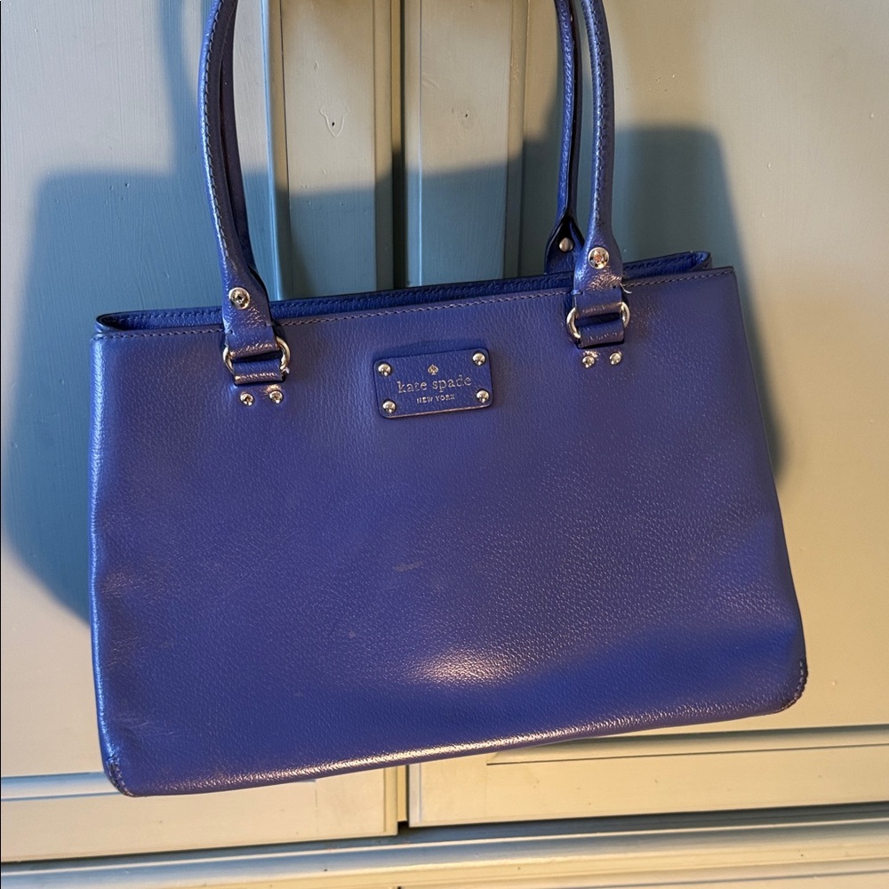 kate spade Royal Blue Leather Shoulder Bag